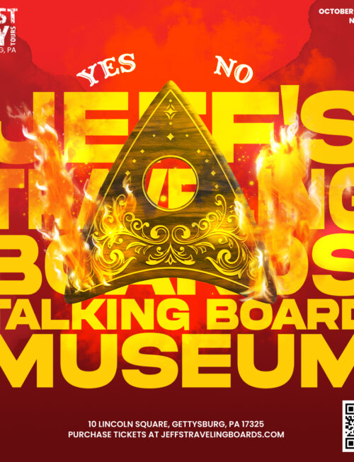 Ghost City Tours Talking Board Museum Pop Up